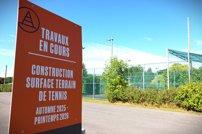 Réfection des terrains de tennis du parc Montcalm 