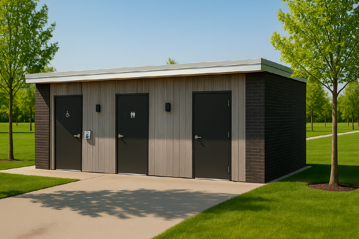 Nouveau chalet écologique au parc de la Fonderie